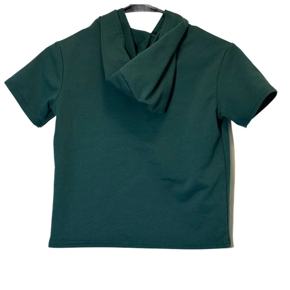 Boys Green  Matching Hoodie Set Size 7Y